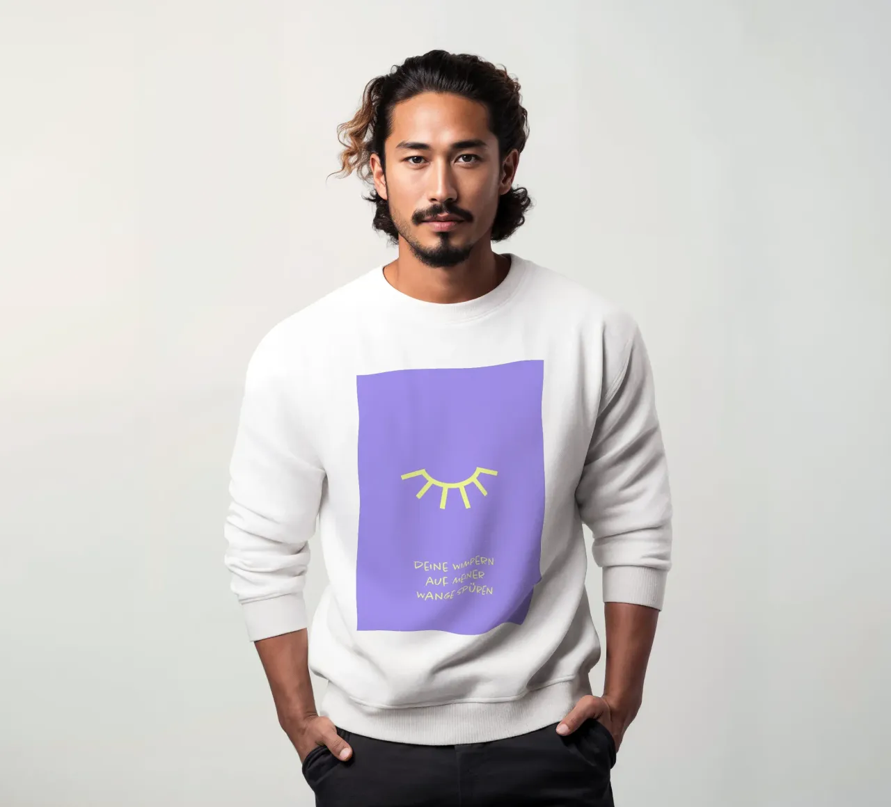 Wimper. sweatshirt by FRICKE DESIGN