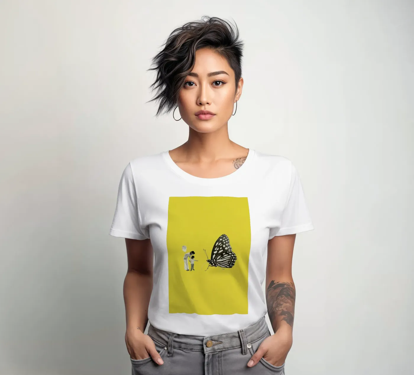 Tiny Animals t-shirt da donna da Maarten Léon