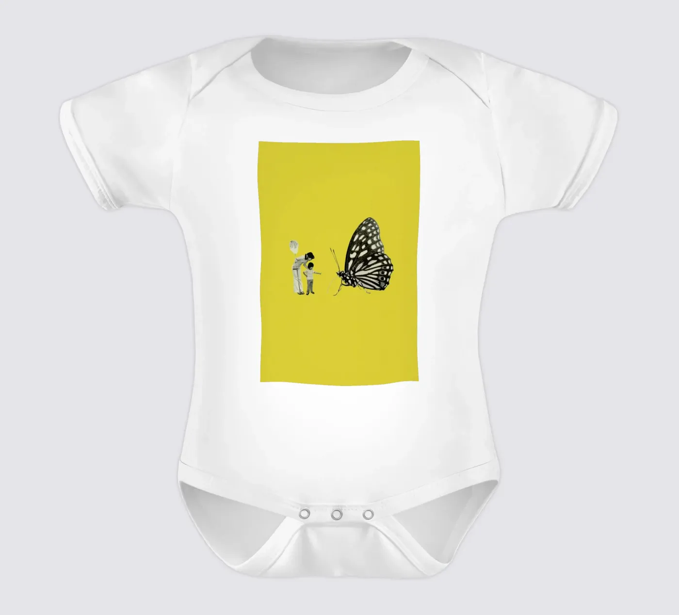 Tiny Animals Kurzarm Babybody von Maarten Léon