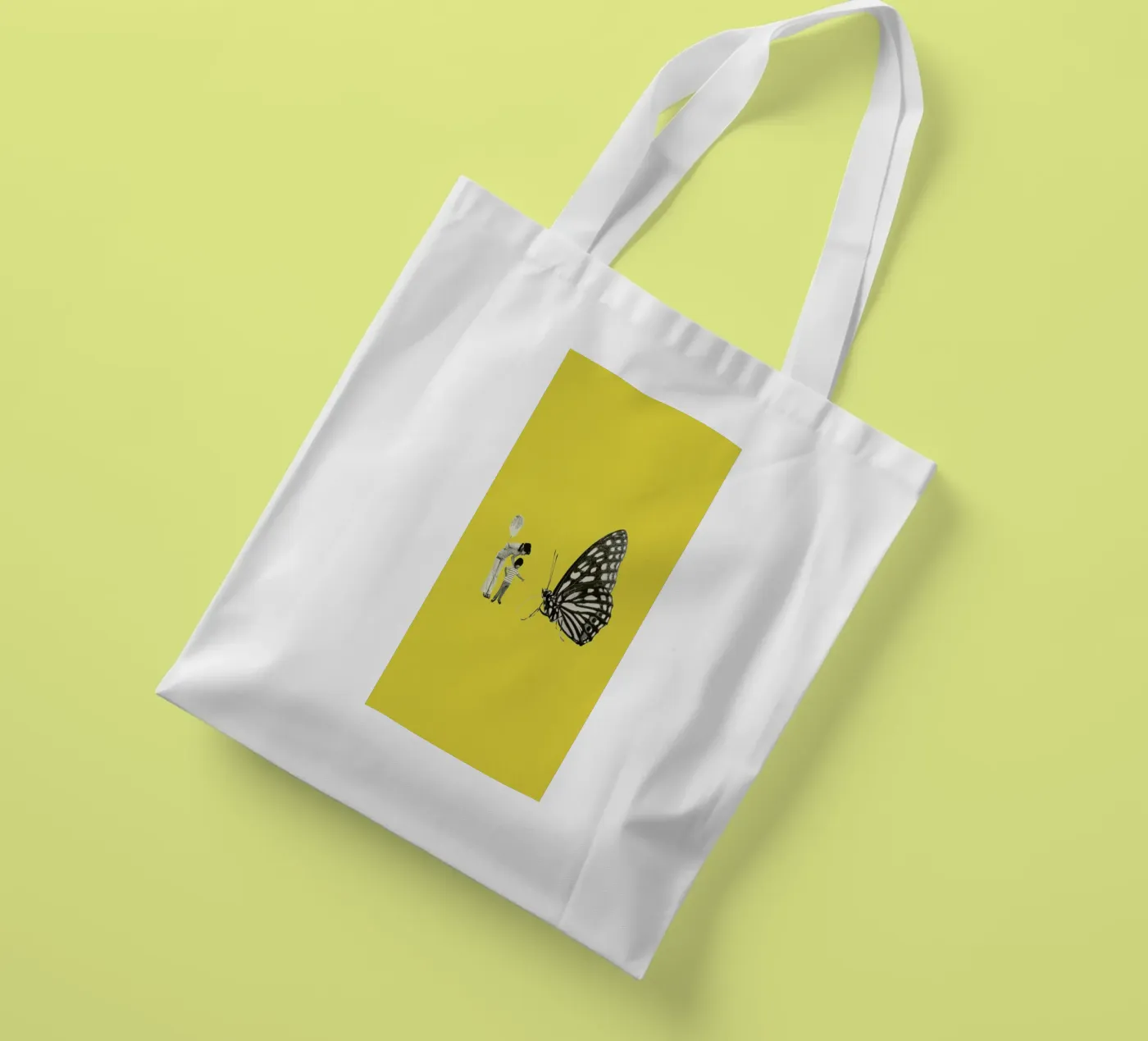 Tiny Animals borsa in juta da Maarten Léon