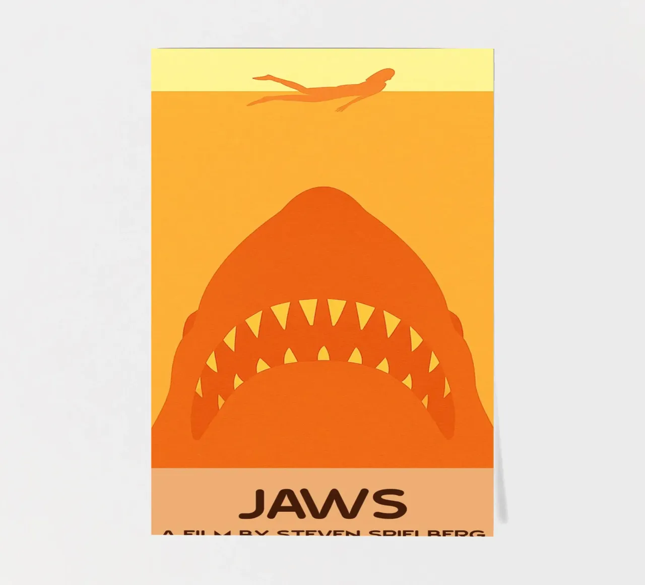 Jaws Movie Art Vector Imagination sticker sheet by whitesand