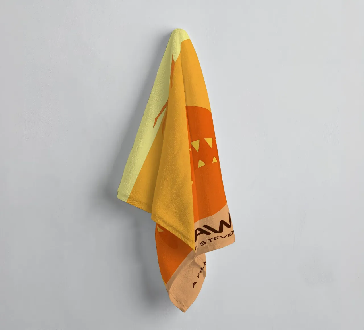 Jaws Movie Art Vector Imagination towel by whitesand