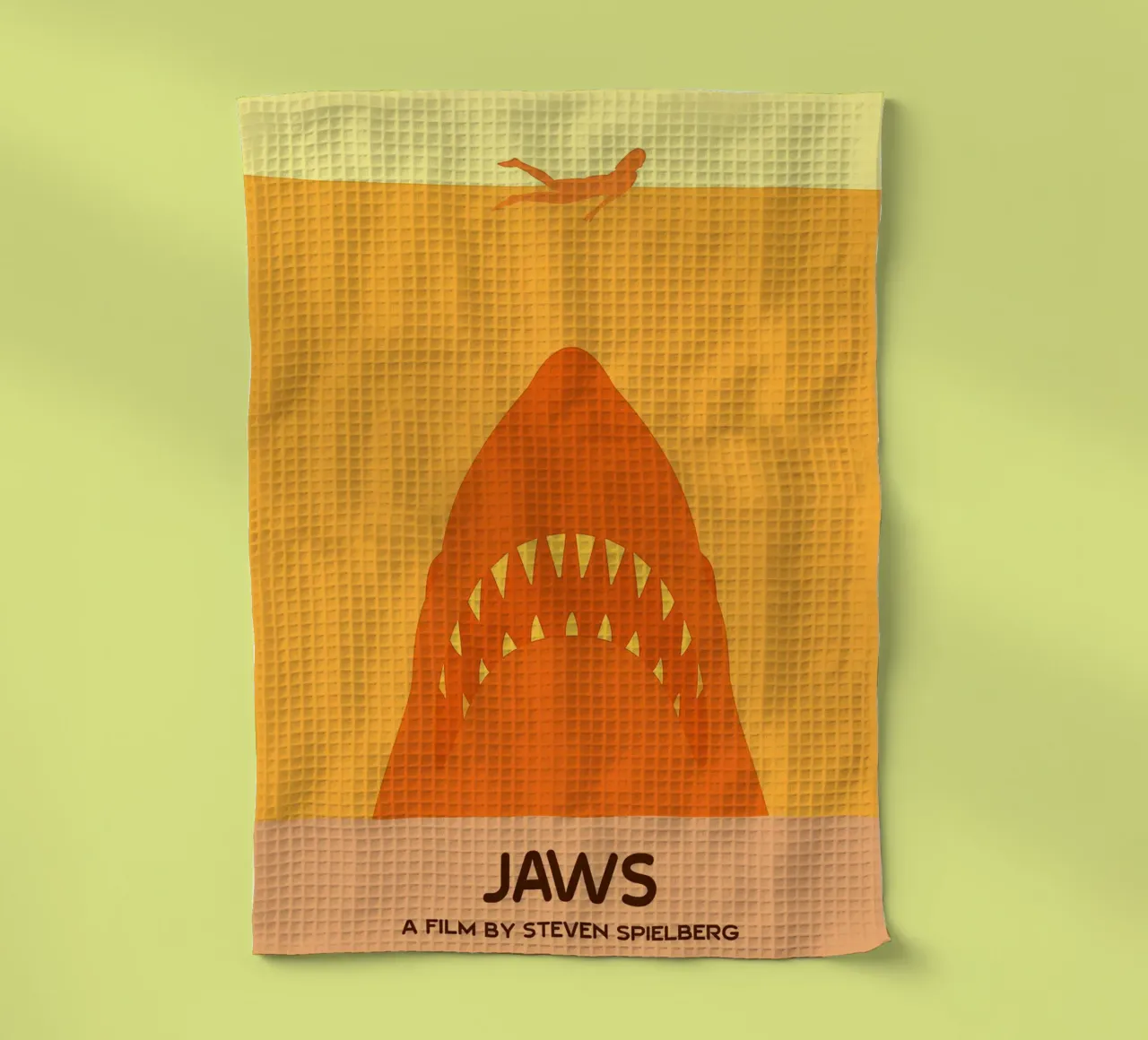 Jaws Movie Art Vector Imagination torchon de whitesand