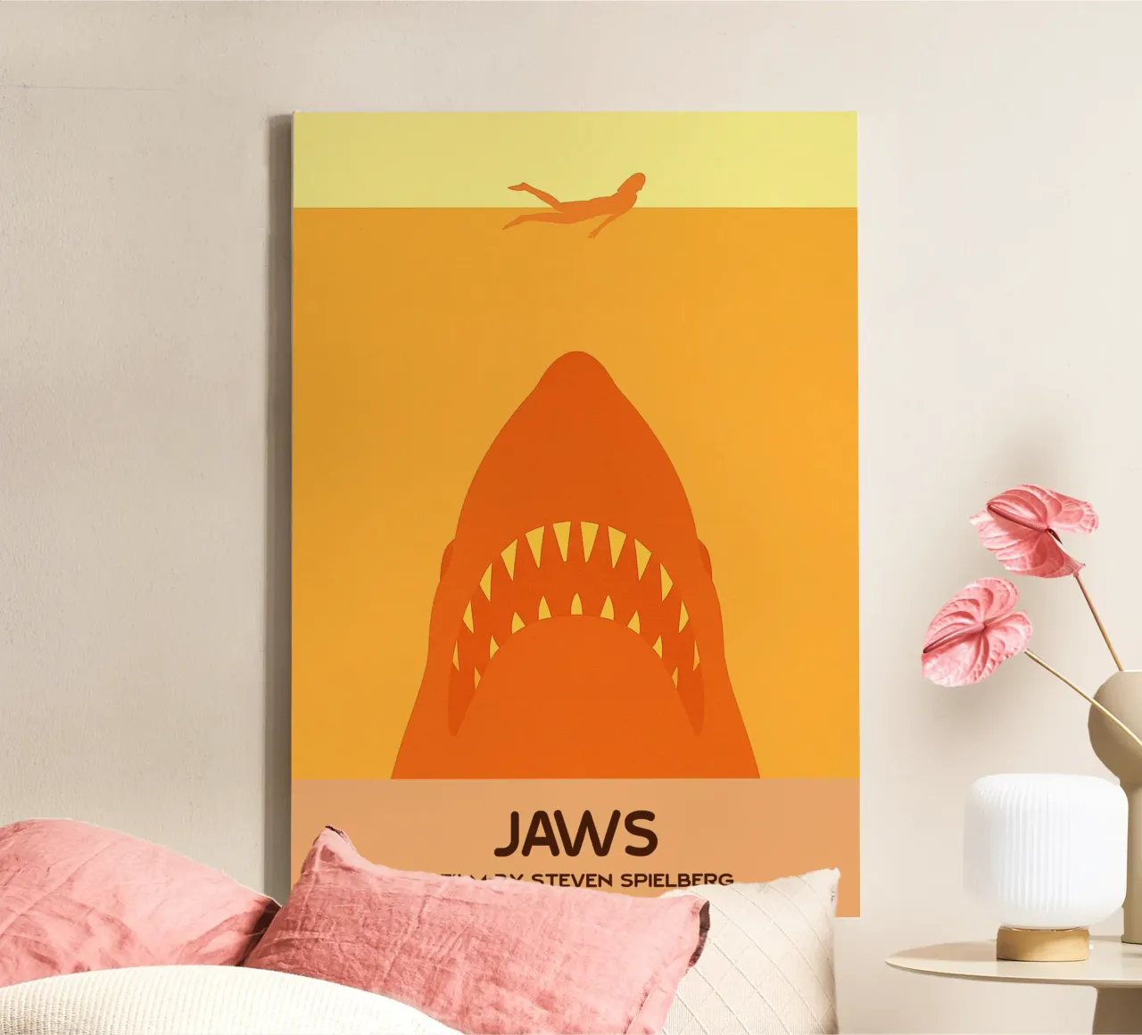 Jaws Movie Art Vector Imagination canvas by whitesand