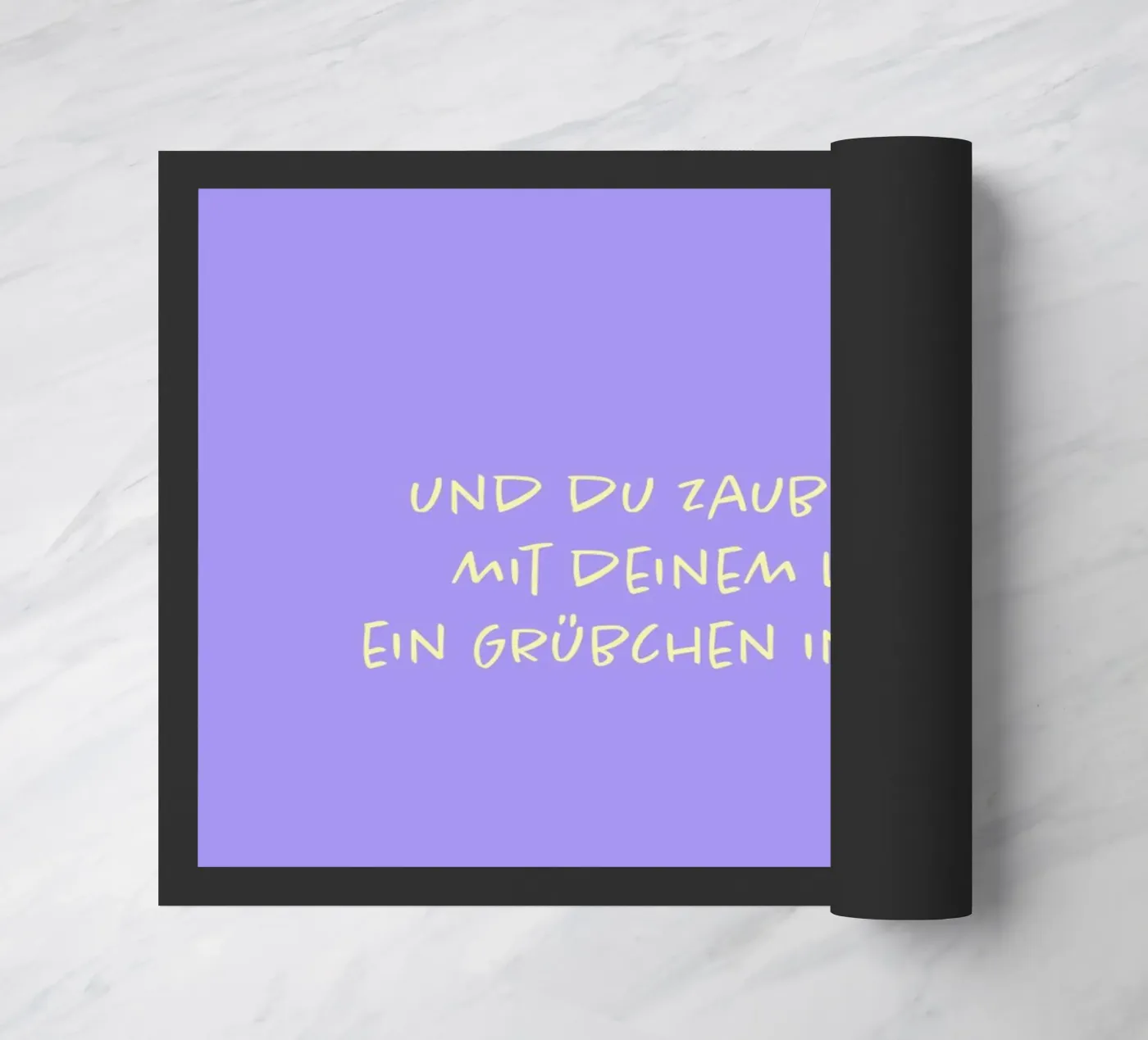 dein lächeln Fußmatte von FRICKE DESIGN