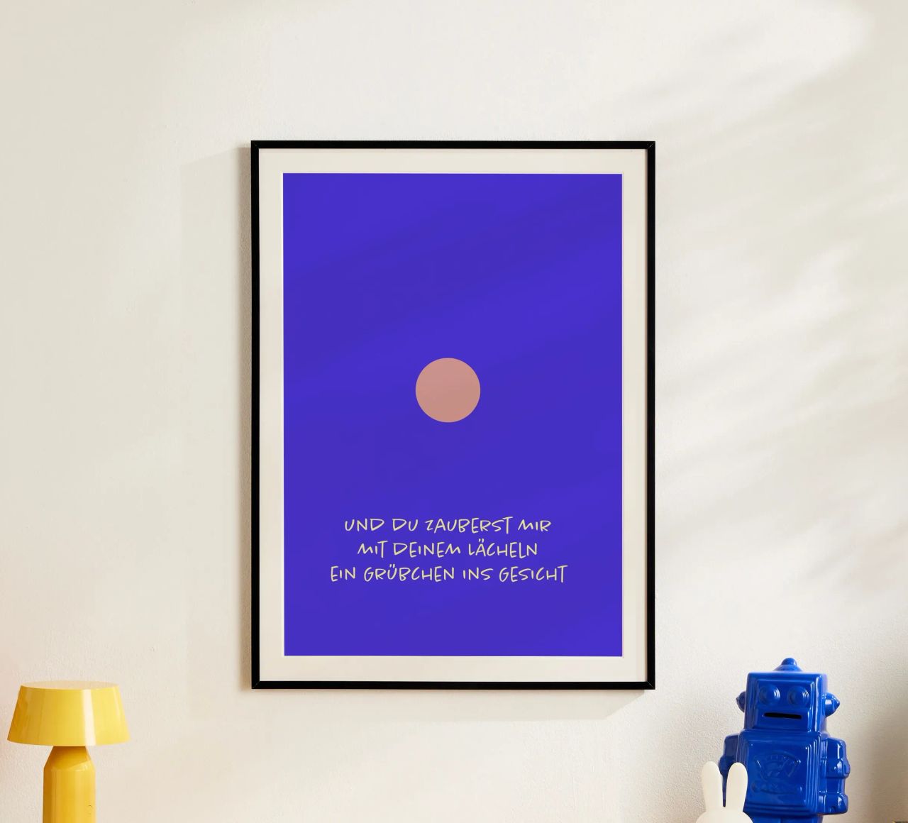 Grübchen. Poster von FRICKE DESIGN