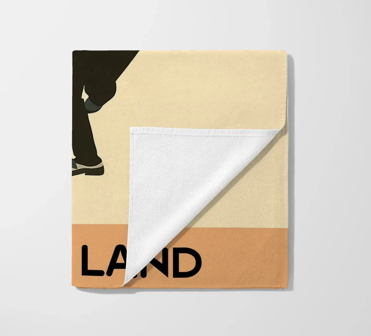 La La Land Film Kunst Vektor Imagination Strandtuch von whitesand