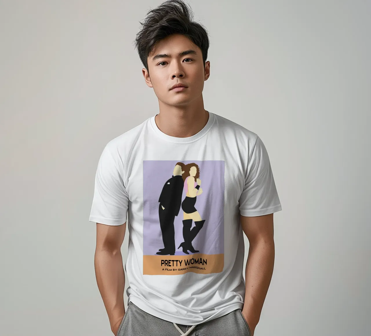 Pretty Woman Movie Art Vector Imagination t-shirt by whitesand