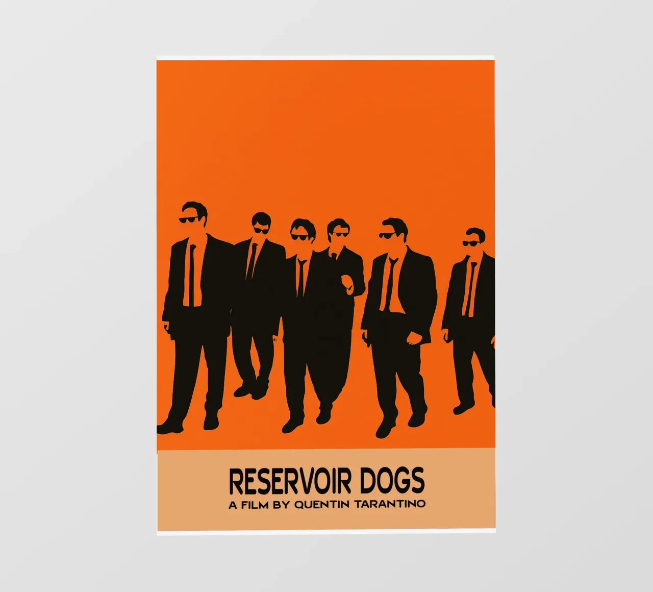 Reservoir Dog Movie Art Vector Imagination pvc cover by whitesand