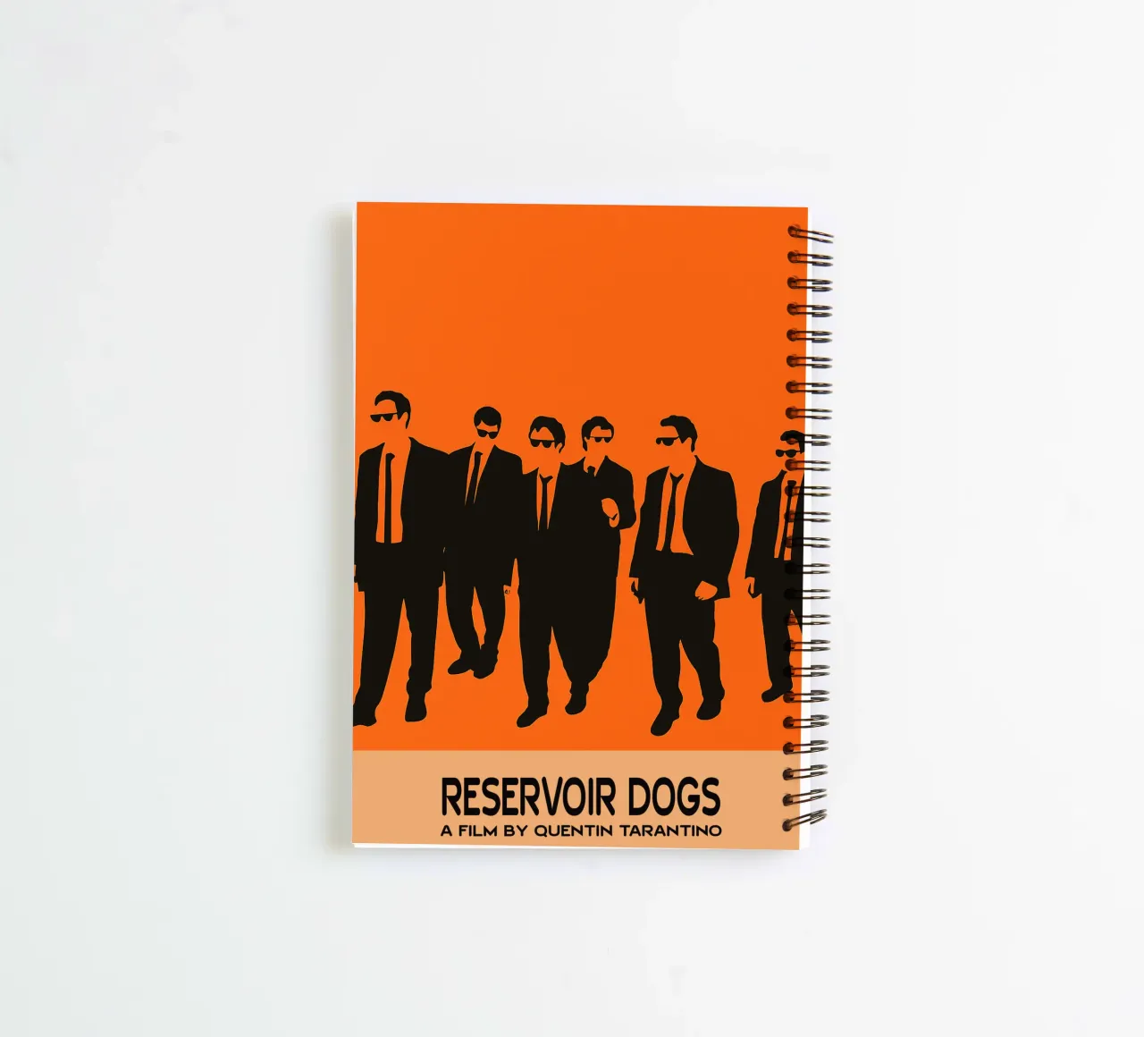 Reservoir Dog Movie Art Vector Imagination spiral notebook by whitesand