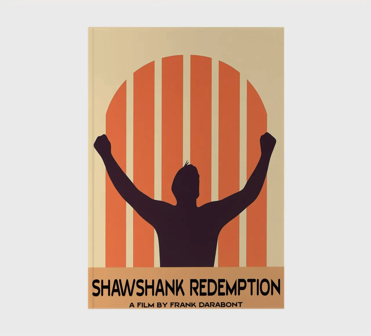 Shawshank Redemption Movie Art Vector Imagination notebook by whitesand