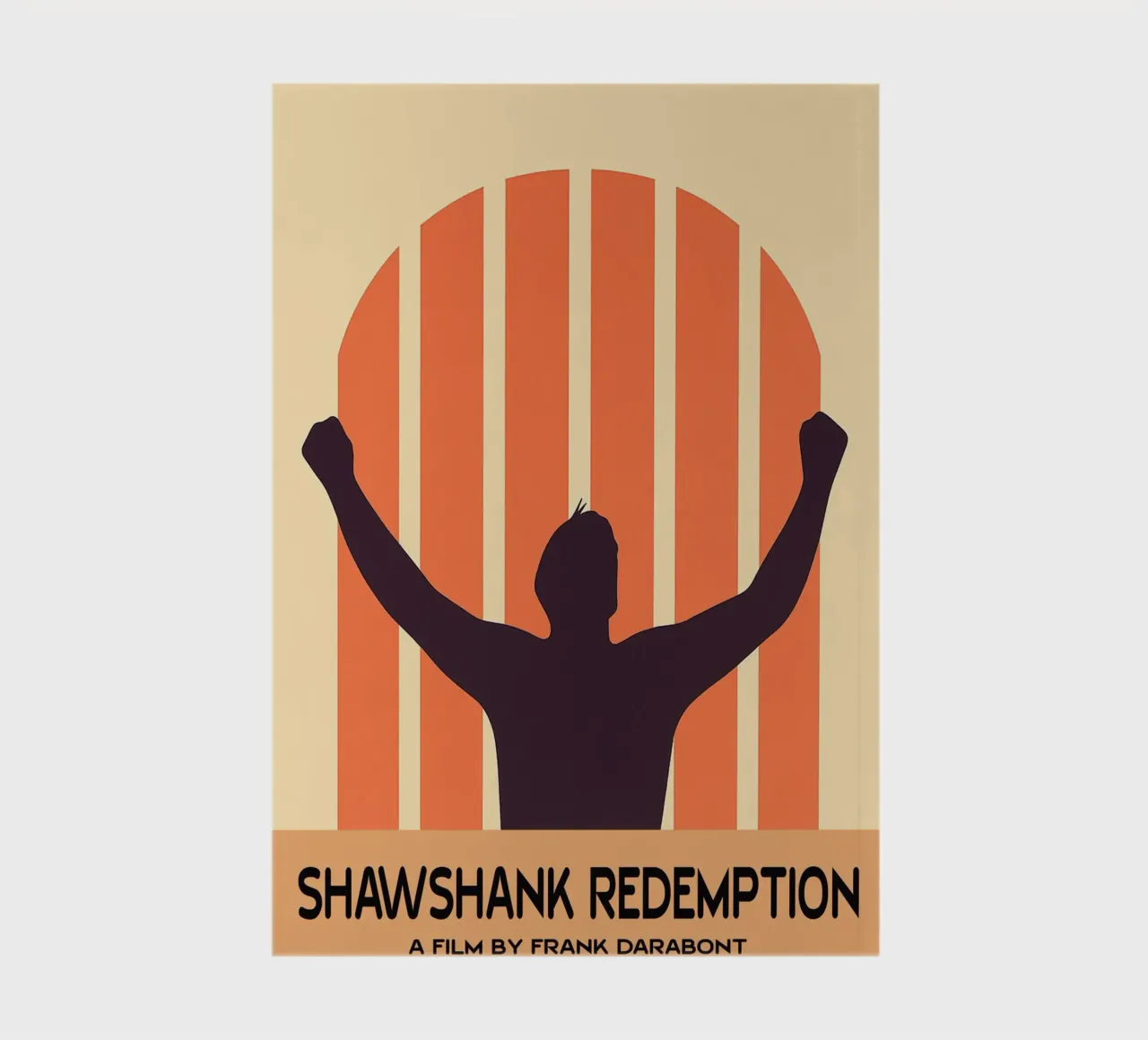 Shawshank Redemption Movie Art Vector Imagination notebook by whitesand