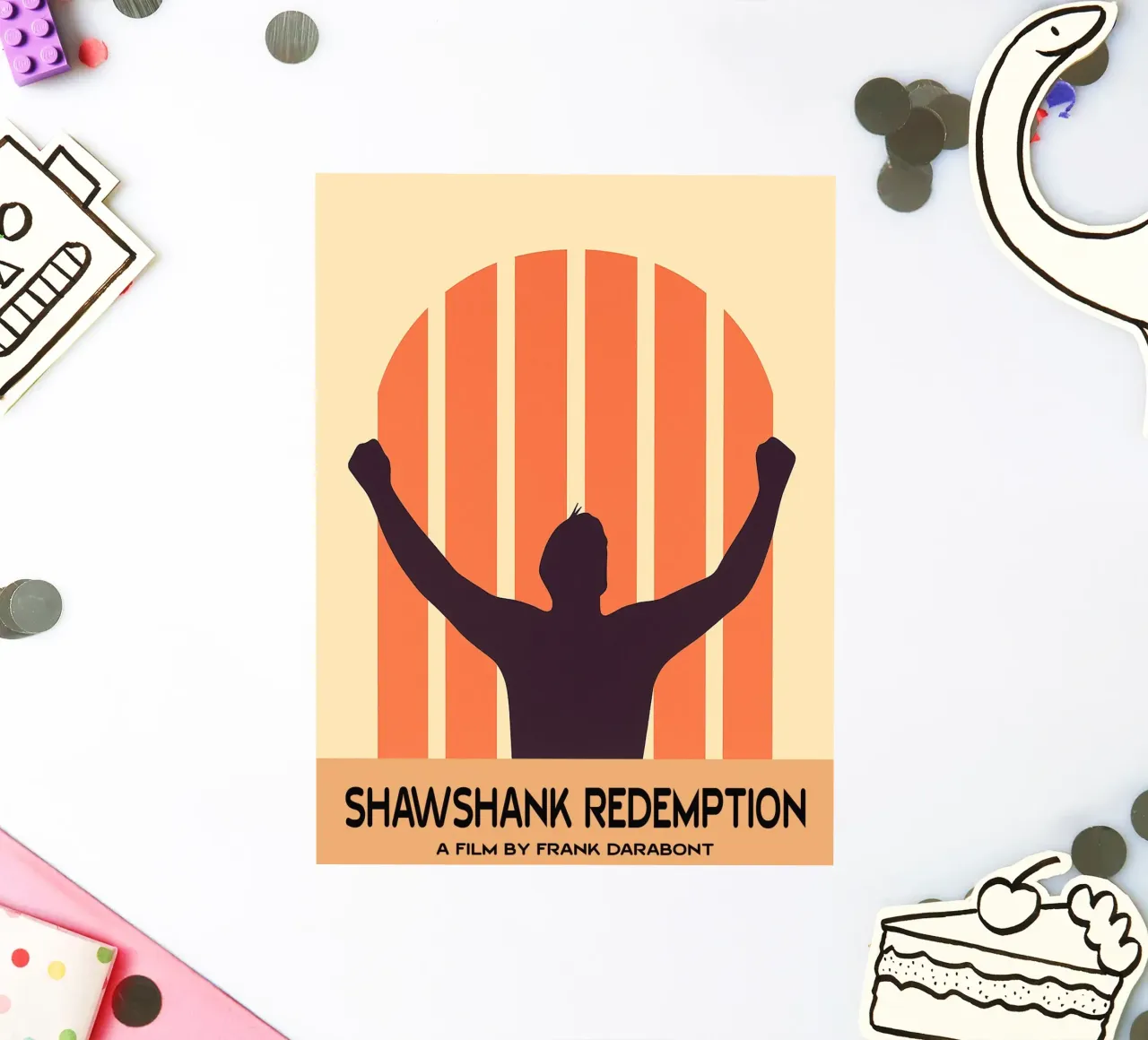 Shawshank Redemption Movie Art Vector Imagination sticker by whitesand