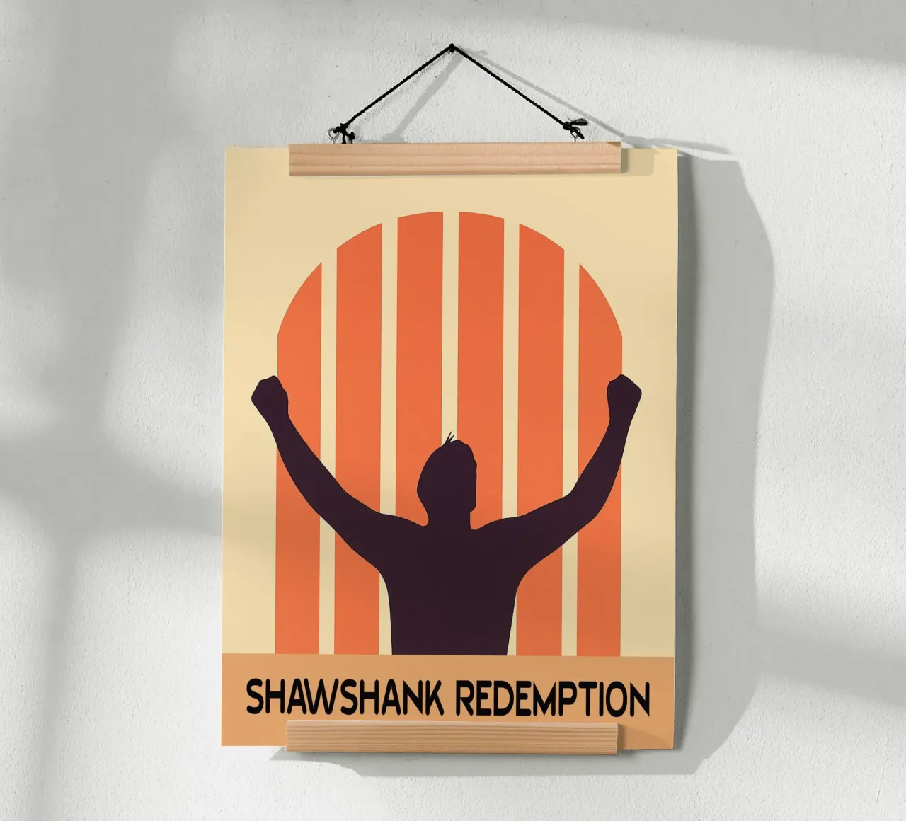 Shawshank Redemption Film Kunst Vektor Imagination Hahnemühle von whitesand
