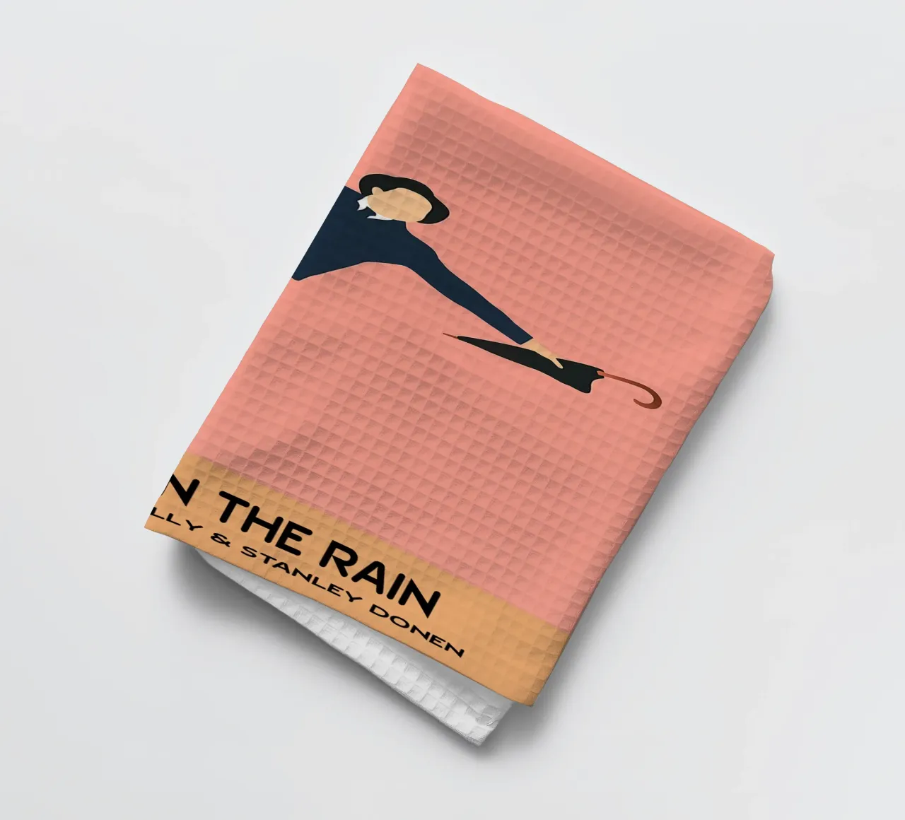Singin in the Rain Movie Art Vector Imagination torchon de whitesand