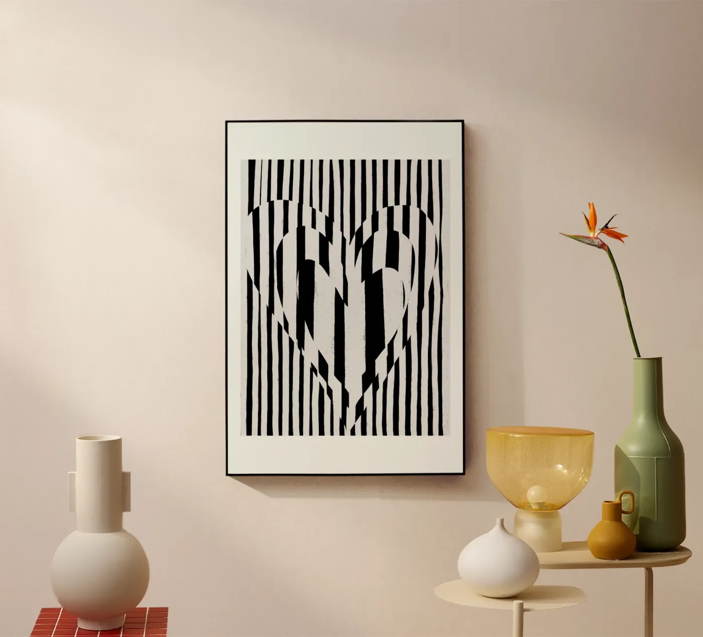 Hearts Acryl-Glas von treechild