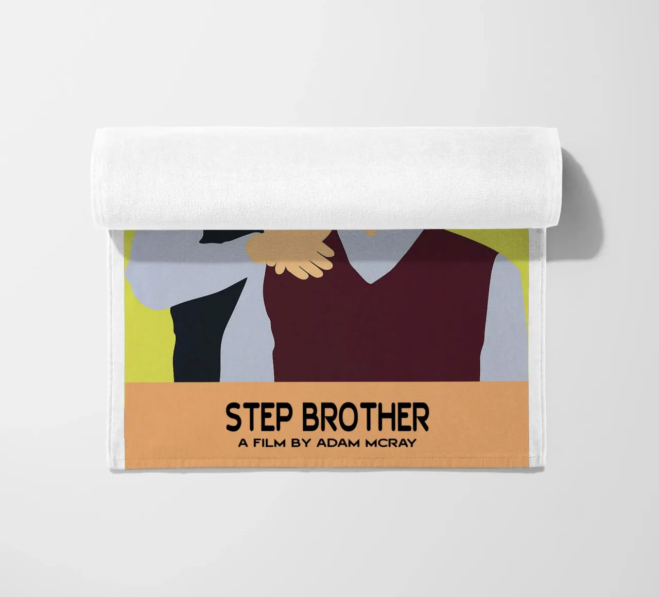 Step Brother Movie Art Vector Imagination beach towel by whitesand