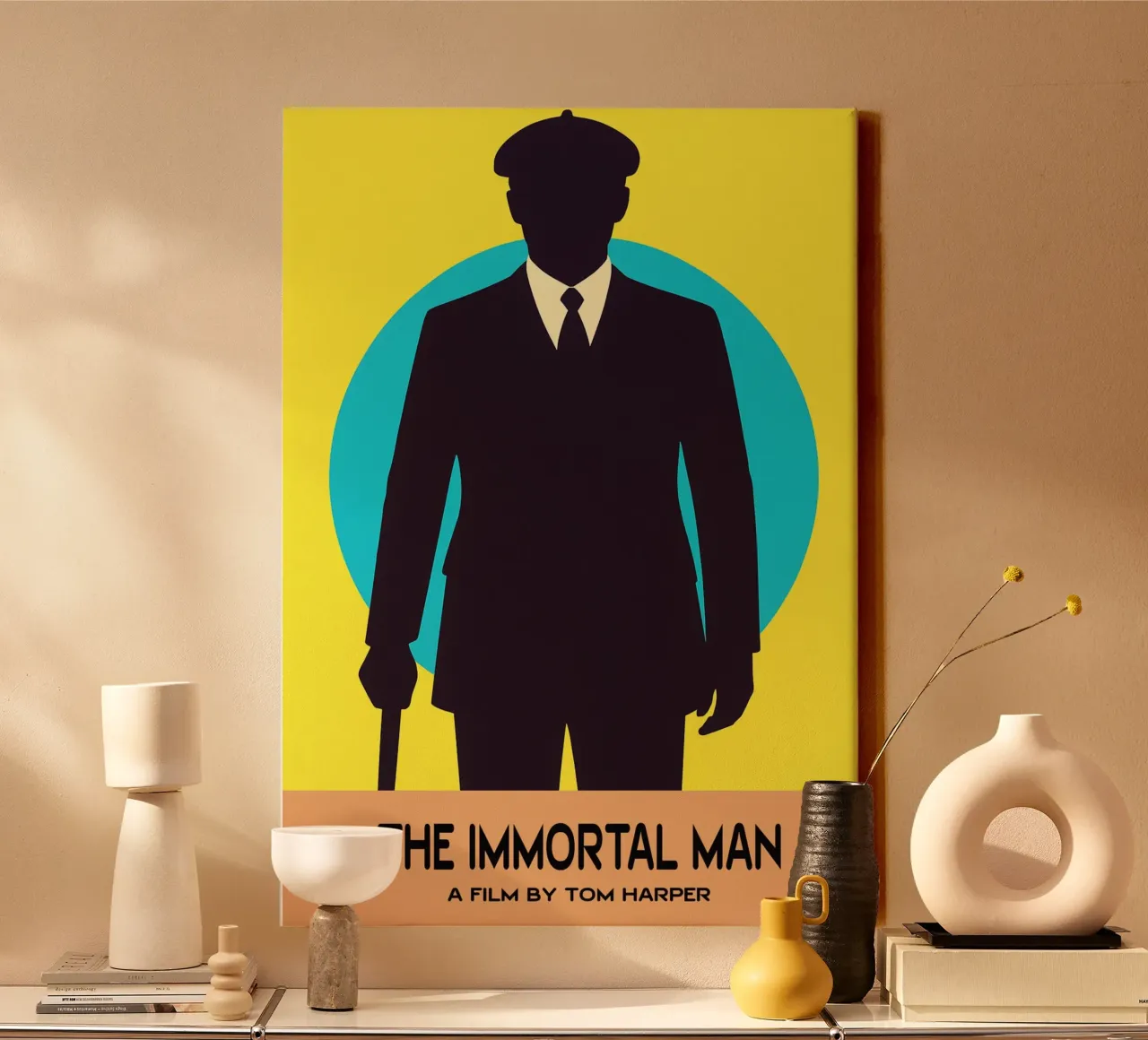 The Immortal Man Movie Art Vector Imagination canvas by whitesand