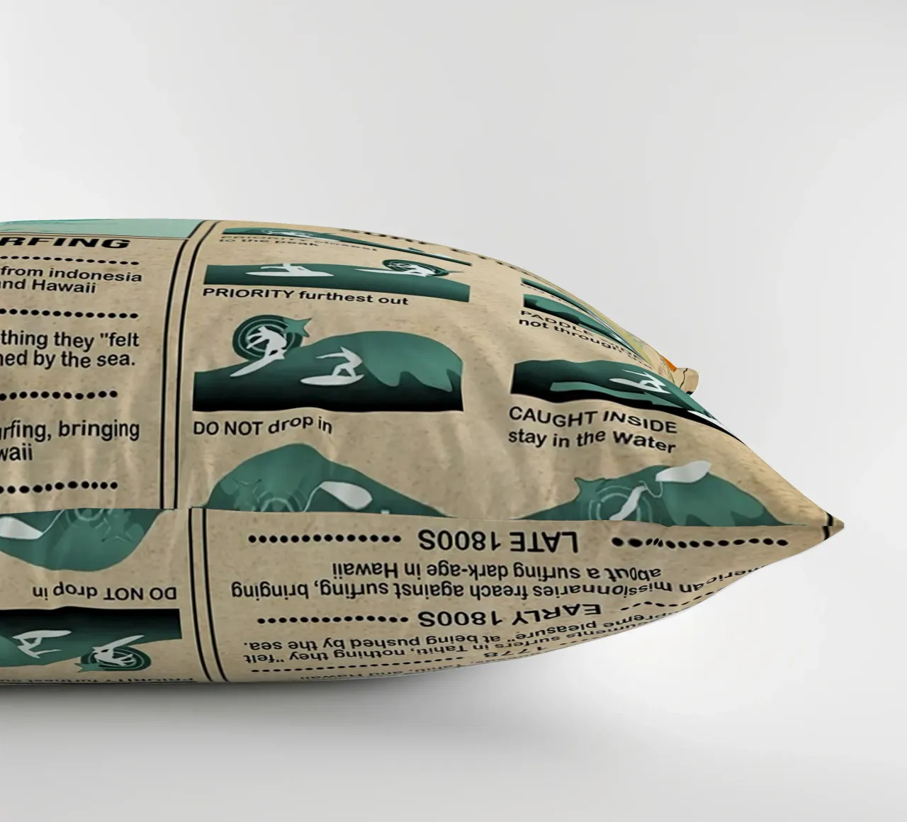 Poster sulla conoscenza del surf cuscino da Maritiknowled