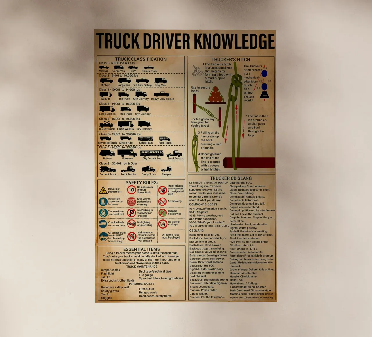 Conoscenza degli autisti di camion pellicola backlit da Maritiknowled