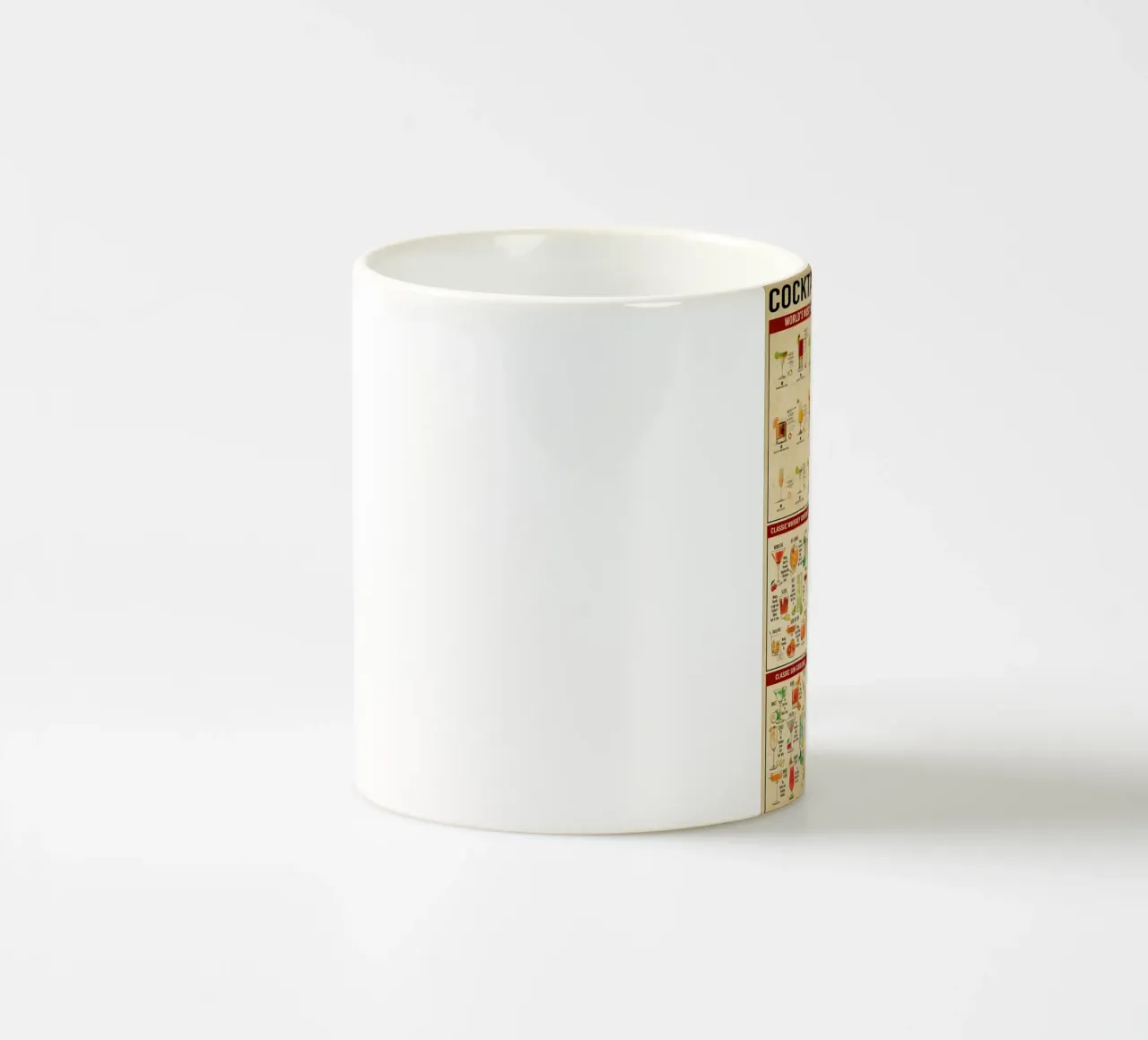 Cocktail Knowledge ceramic mug by Maritiknowled