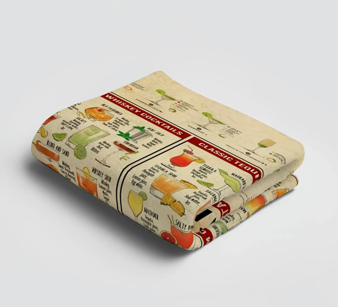Cocktail Knowledge towel by Maritiknowled