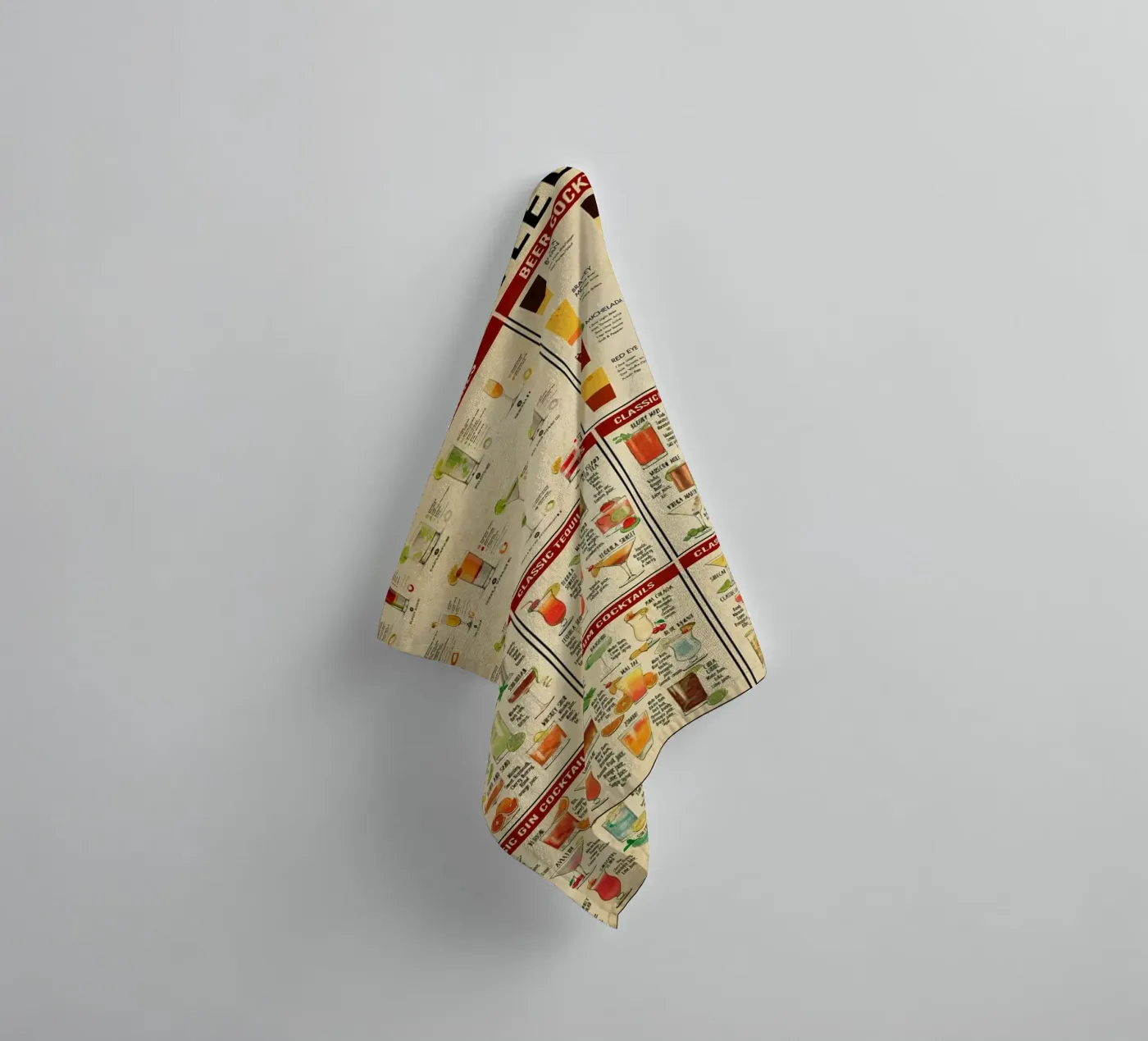 Cocktail Knowledge towel by Maritiknowled