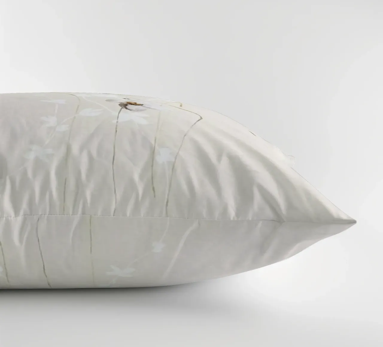 Japanese Ikebana 1 - Blumen Aquarell Blütenkunst kussen van Monika Strigel