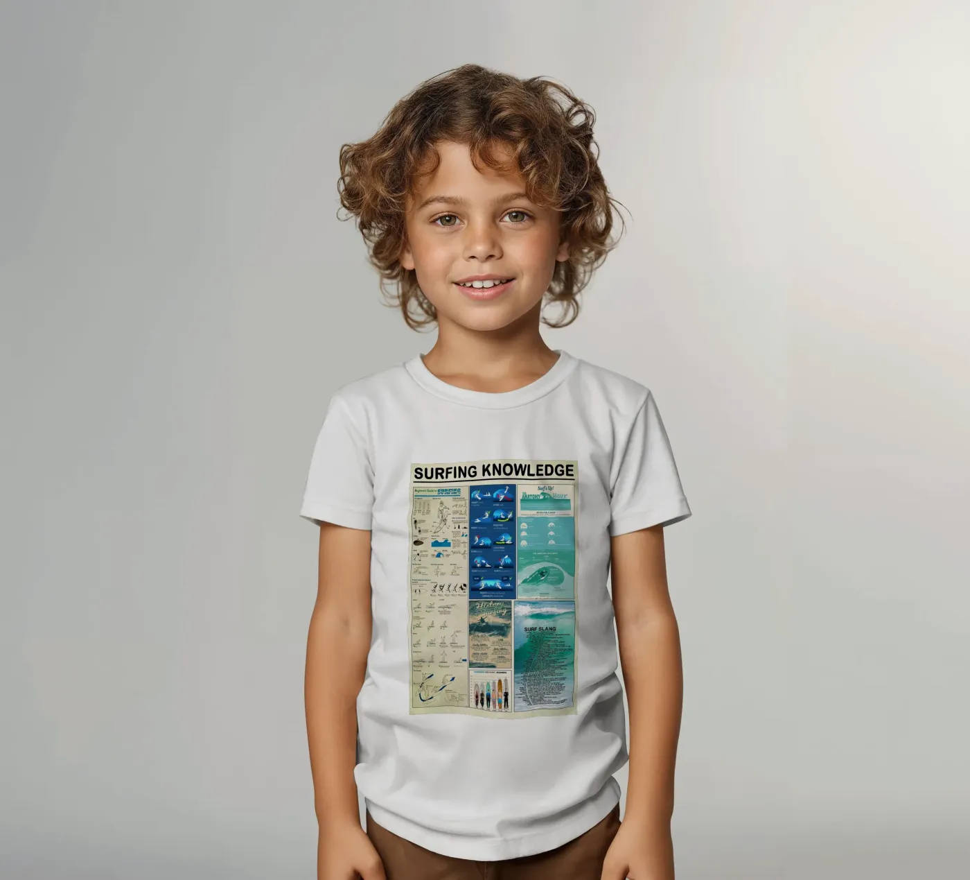 Surf kennis kinder t-shirt van Maritiknowled