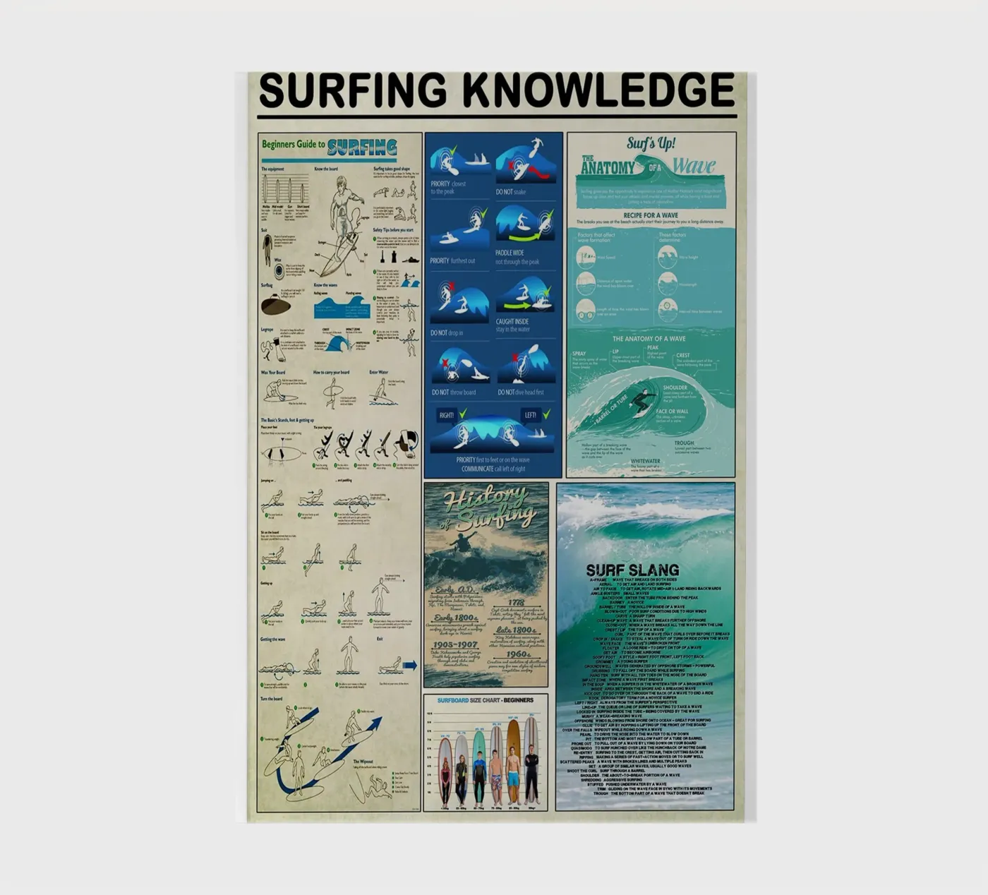 Surfing Knowledge notebook by Maritiknowled