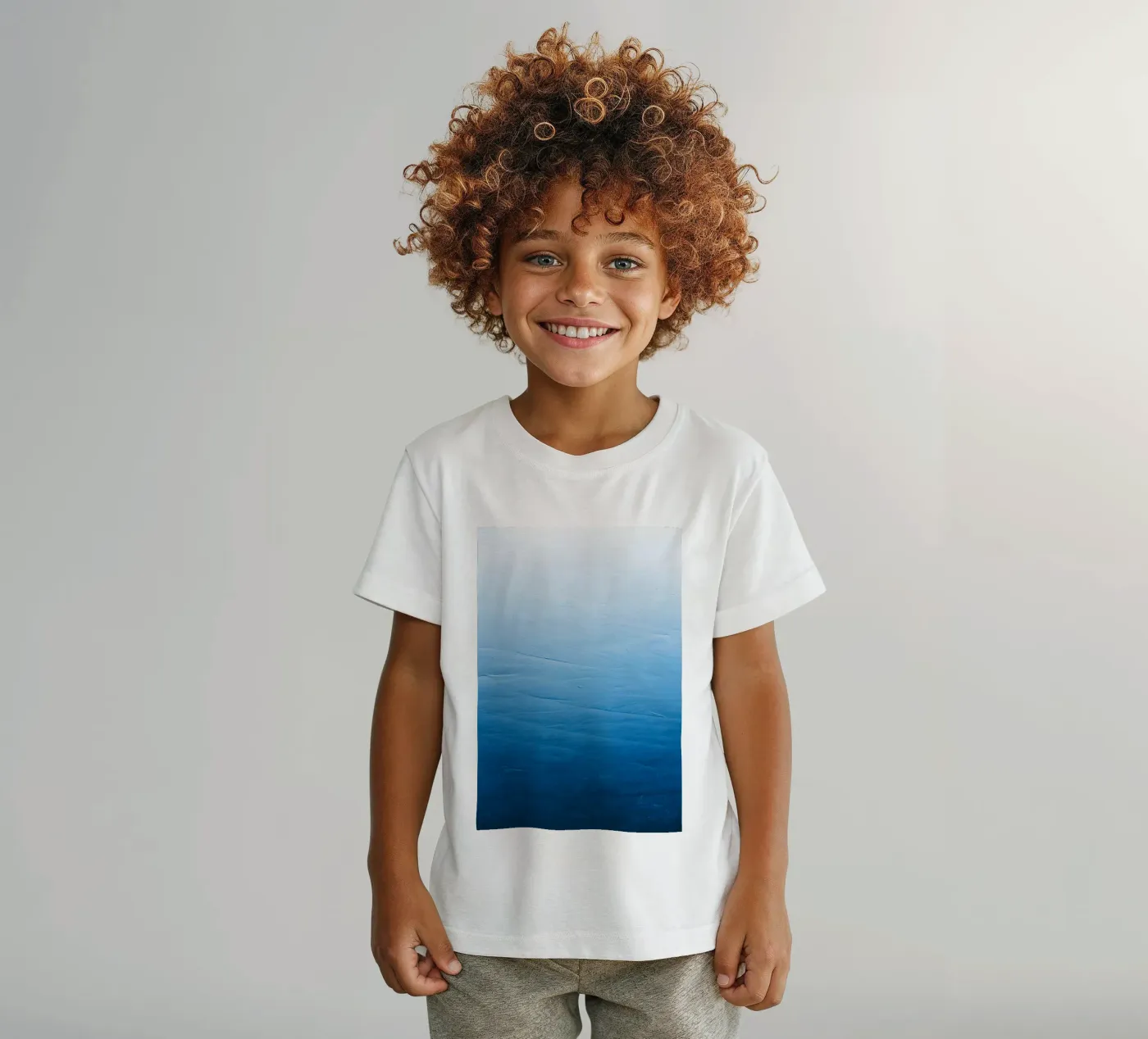calma t-shirt bambini da Bleu