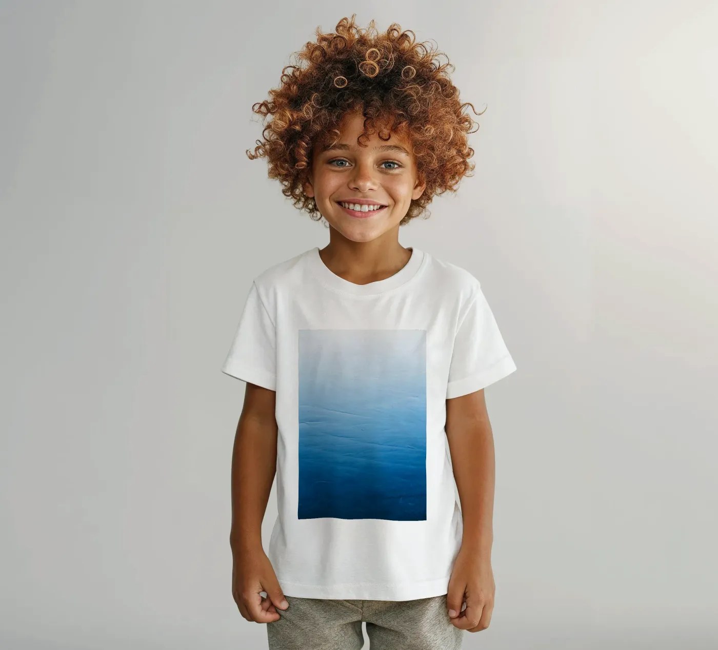 calma t-shirt bambini da Bleu