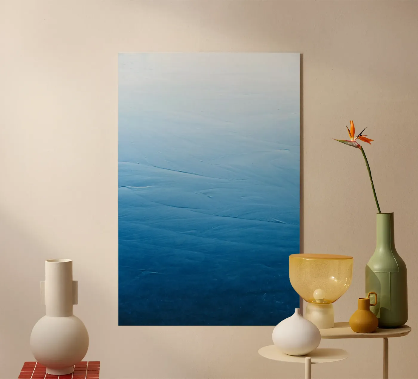 kalmte acryl van Bleu