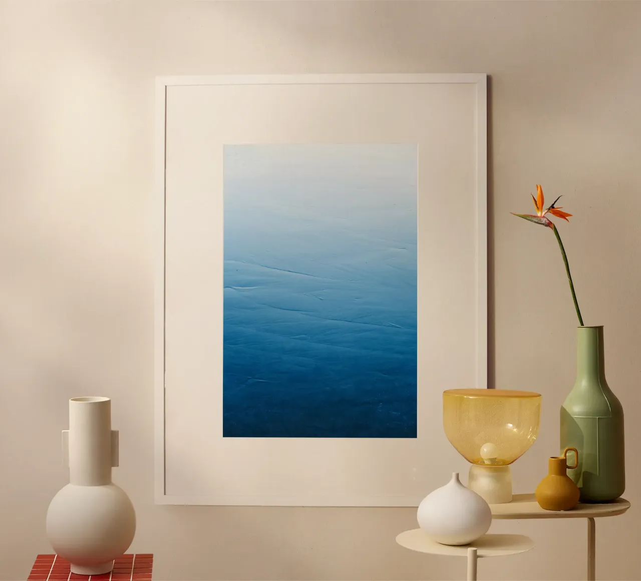 calma poster da Bleu