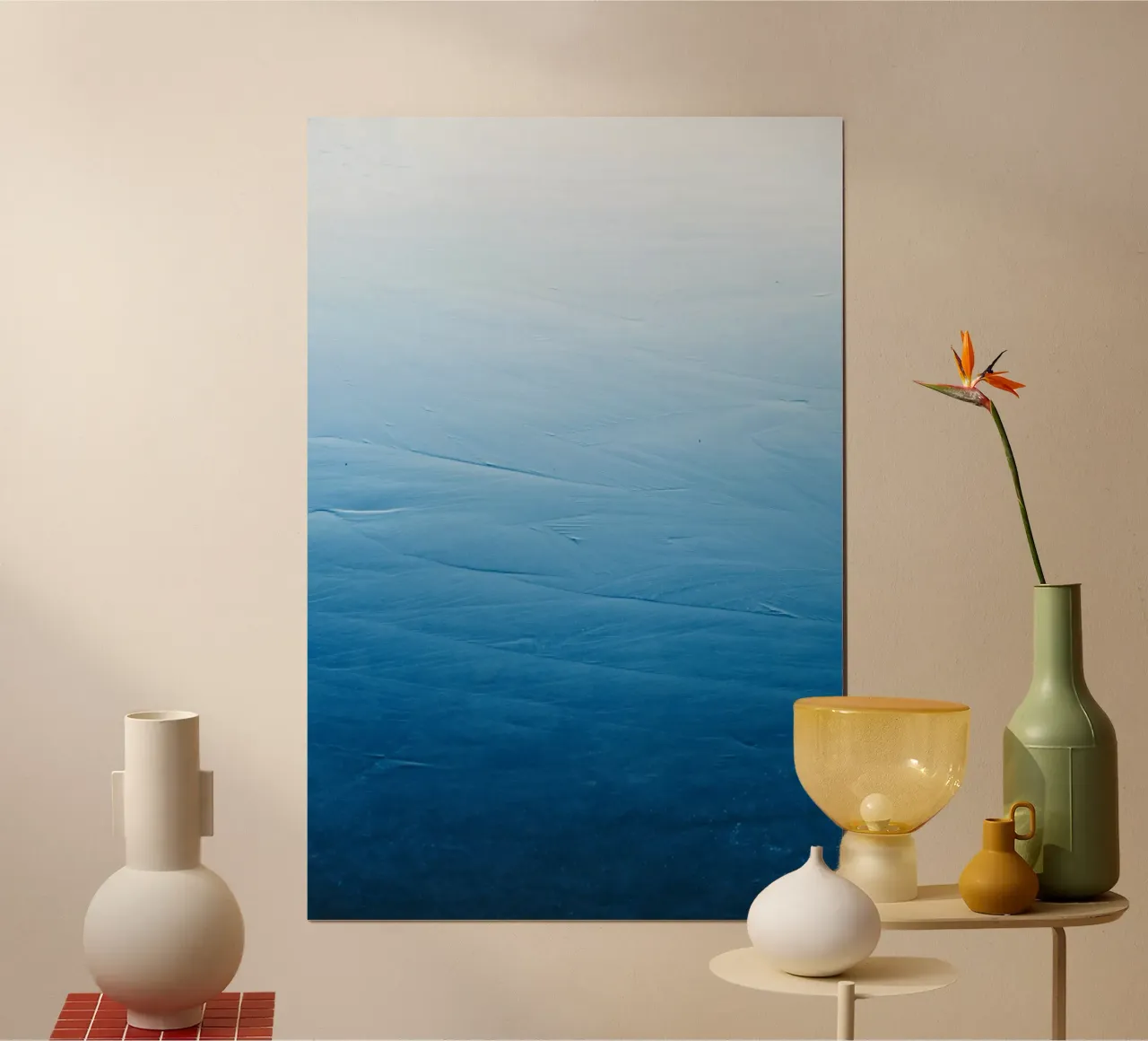 calma poster da Bleu