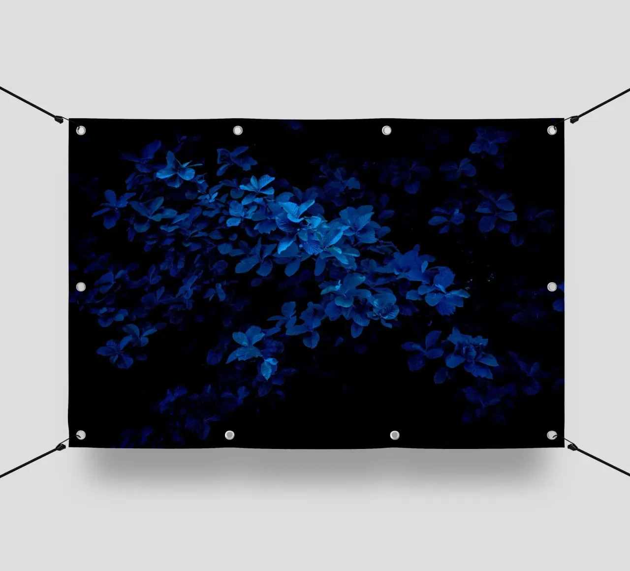 monocromatico telo in pvc da Bleu