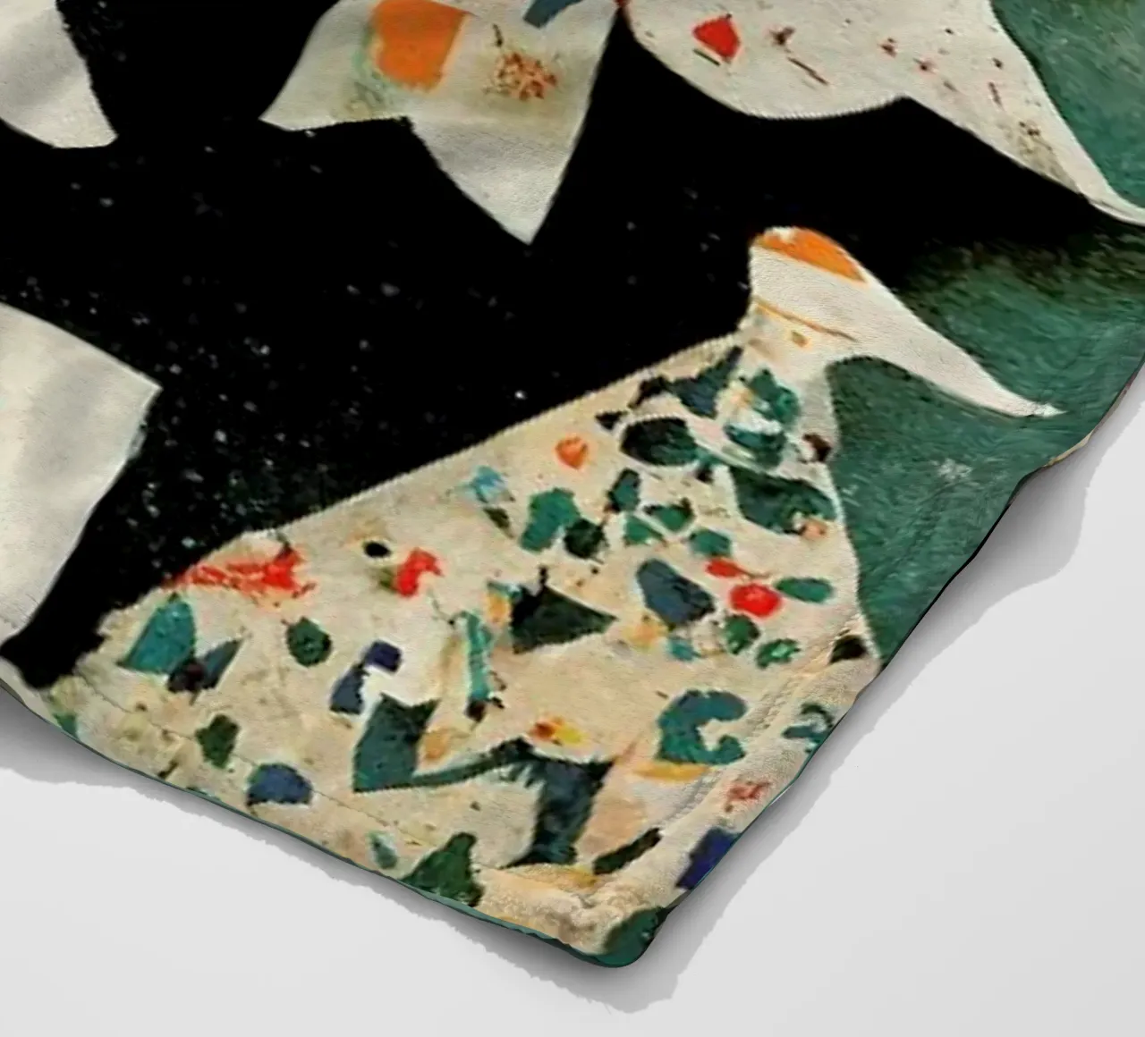 Paper Cut Pine Trees coperta in pile da treechild