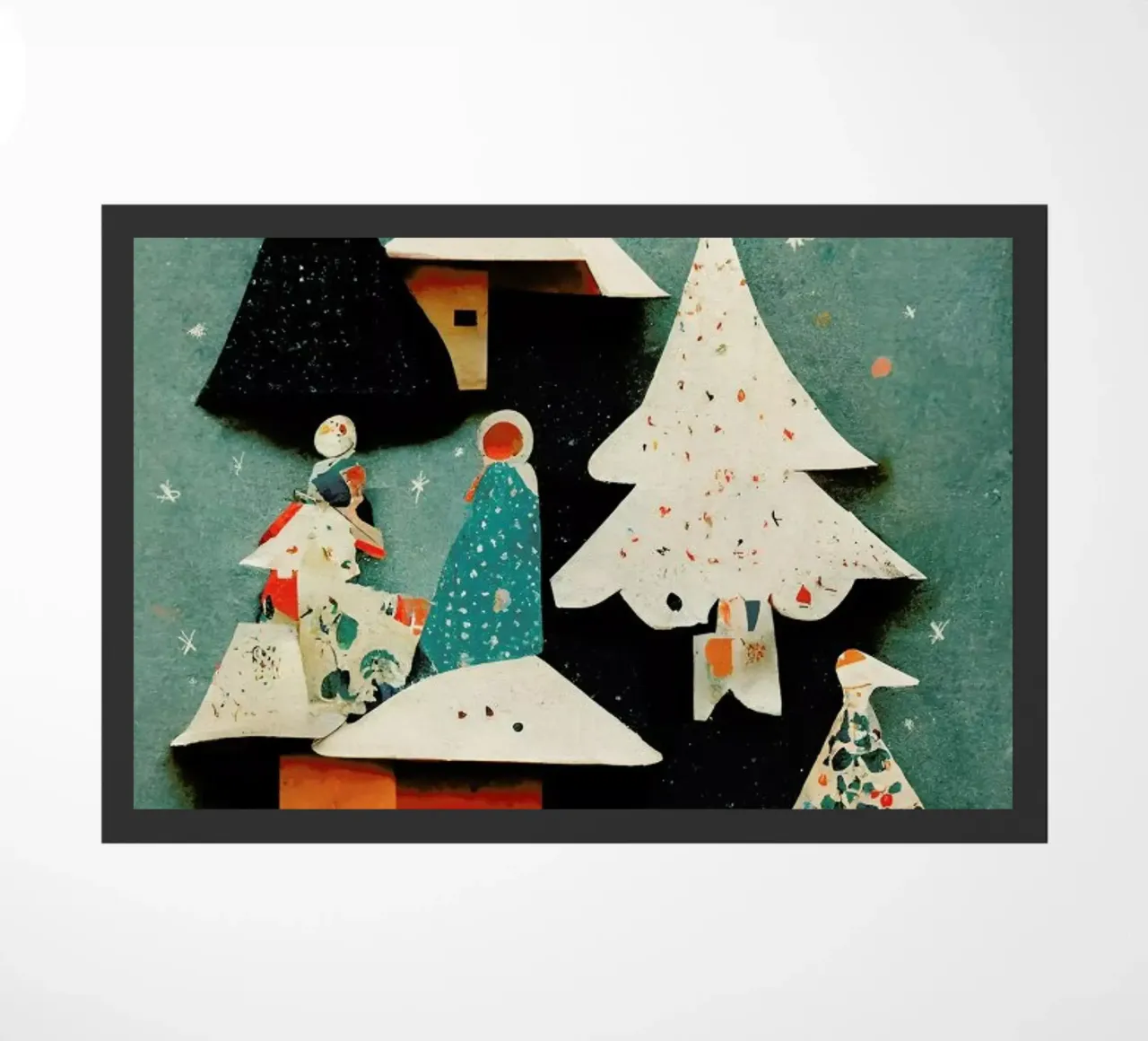 Paper Cut Pine Trees zerbino da treechild