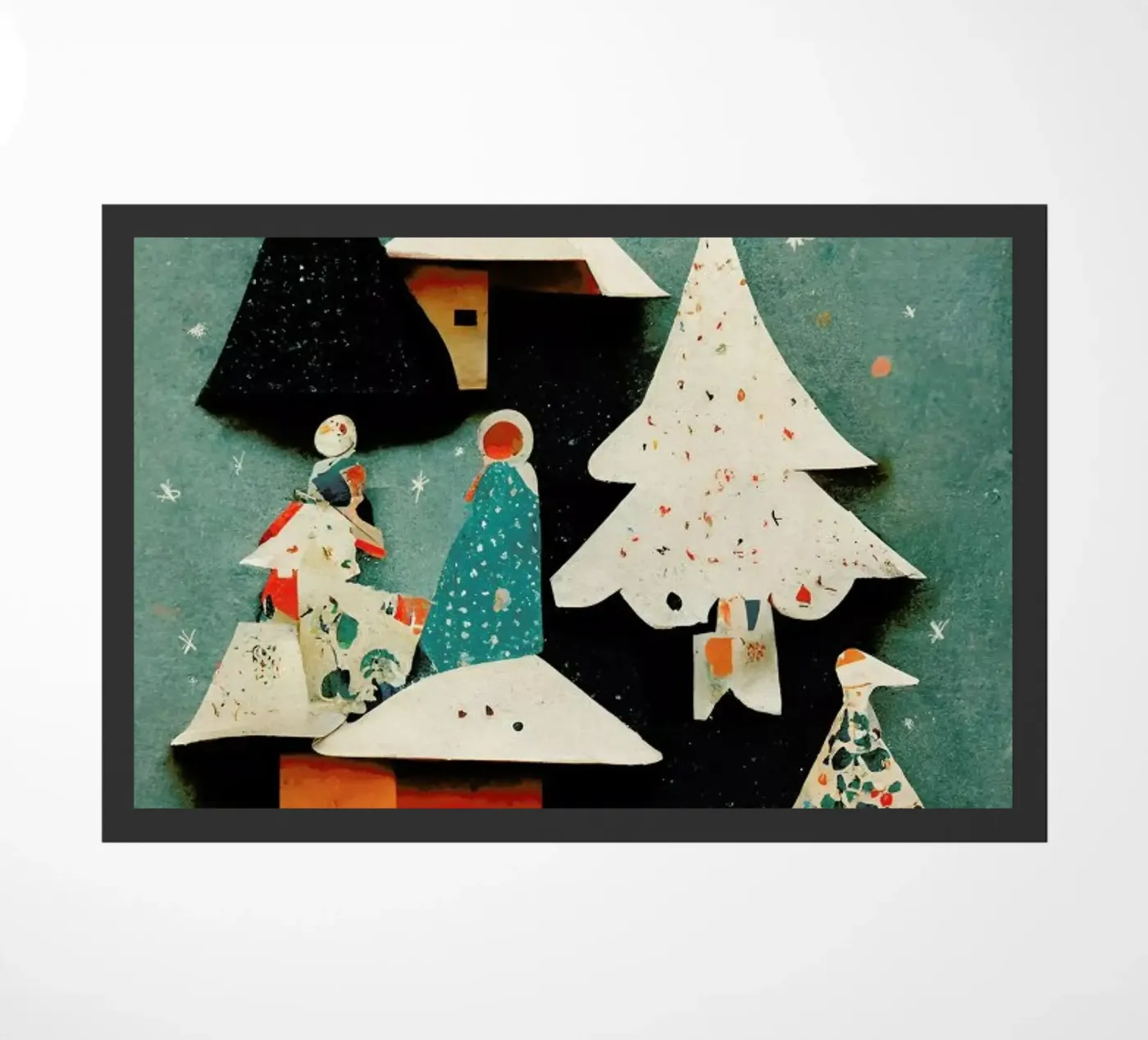 Paper Cut Pine Trees zerbino da treechild