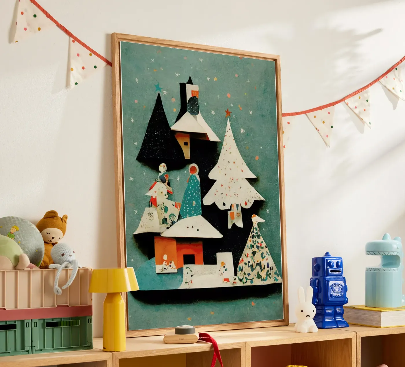 Paper Cut Pine Trees plexiglass da treechild