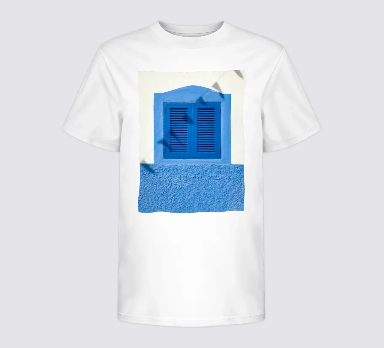clean lines window kids t-shirt by Bleu