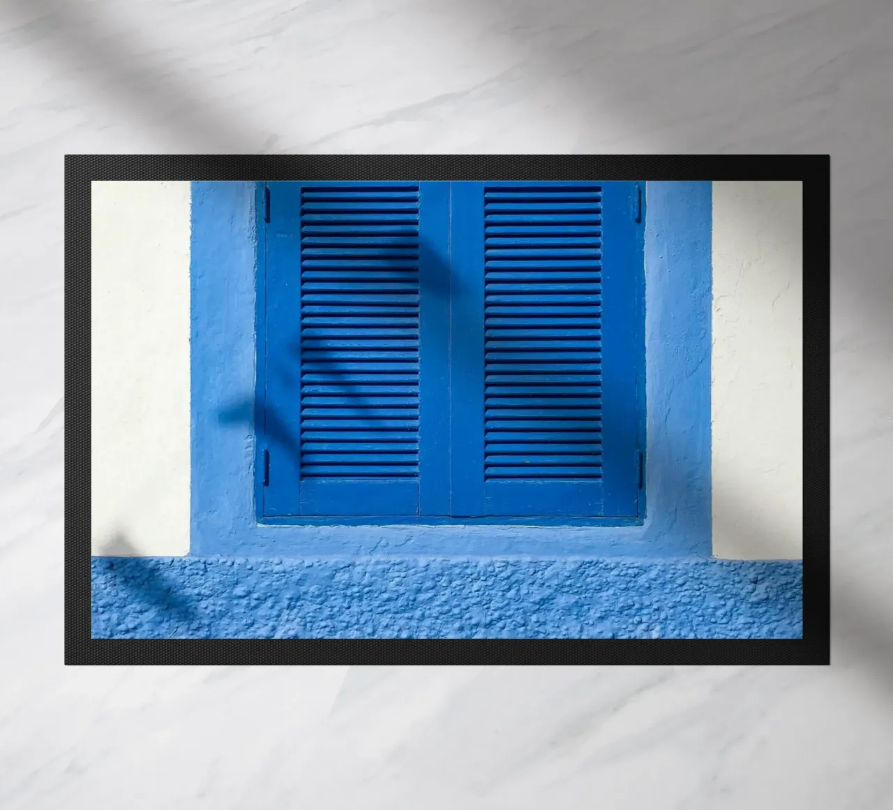 clean lines window doormat by Bleu