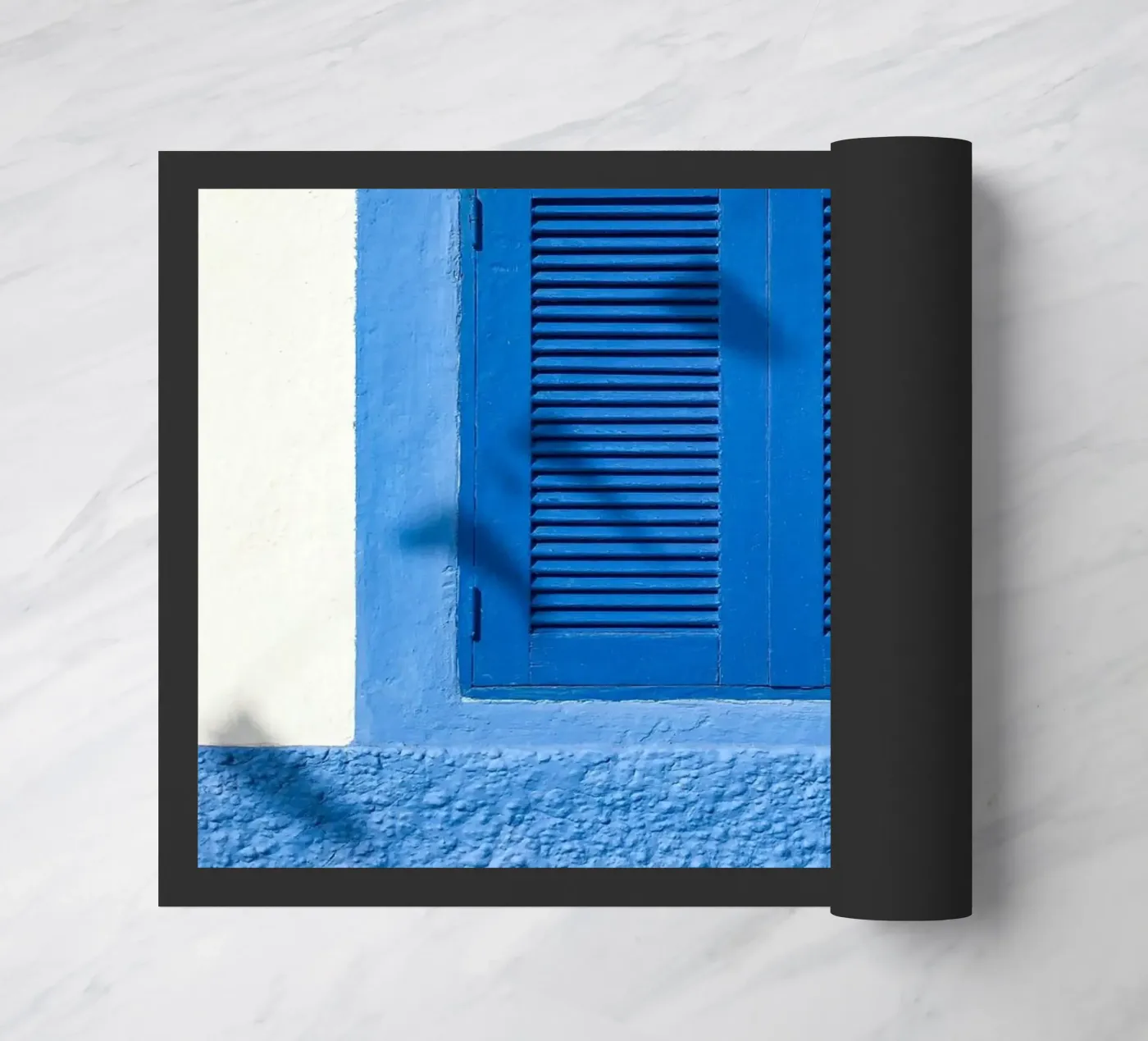 clean lines window Fußmatte von Bleu