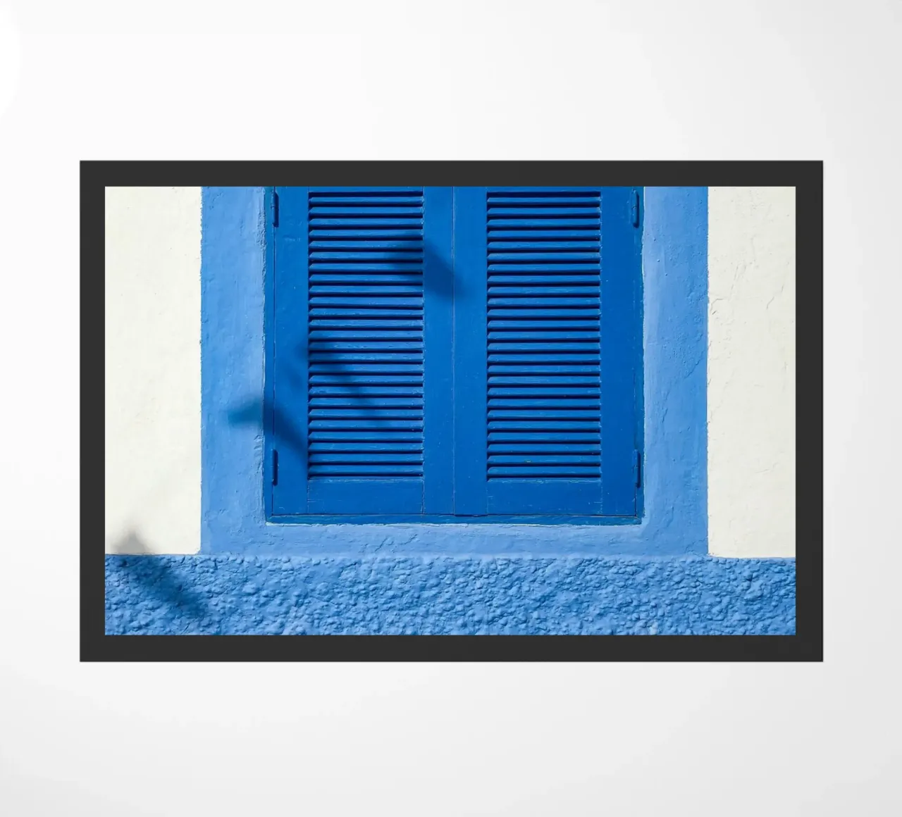 clean lines window doormat by Bleu