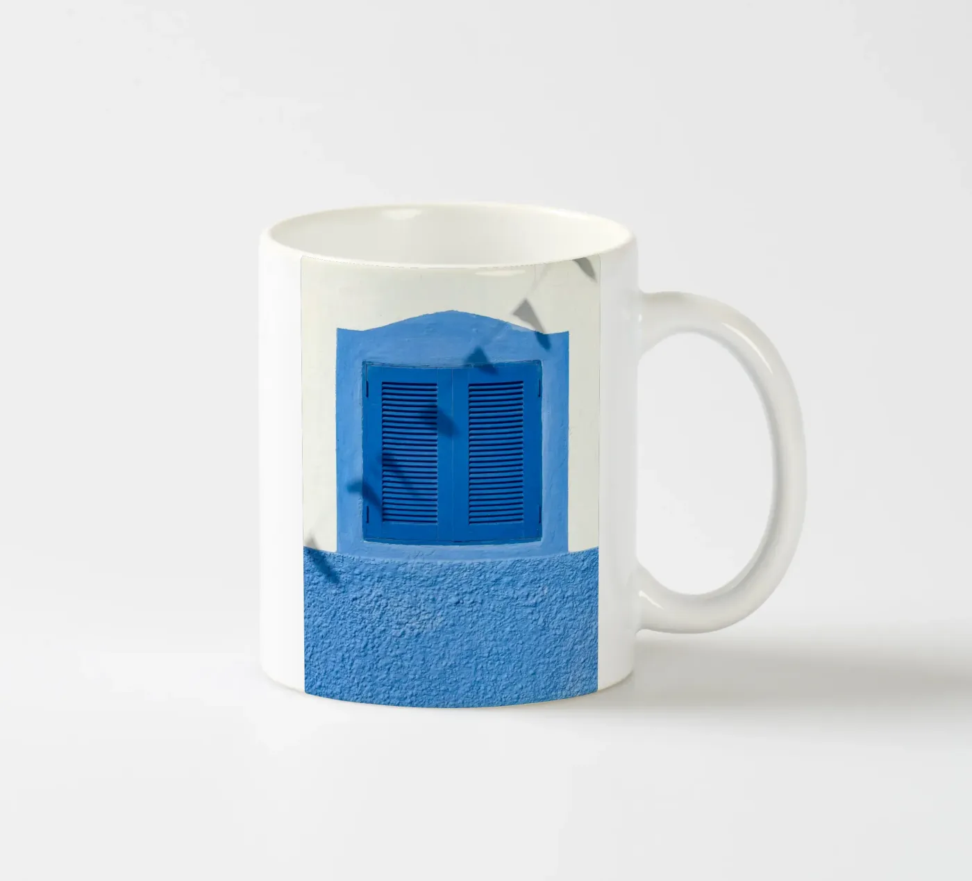 clean lines window ceramic mug by Bleu