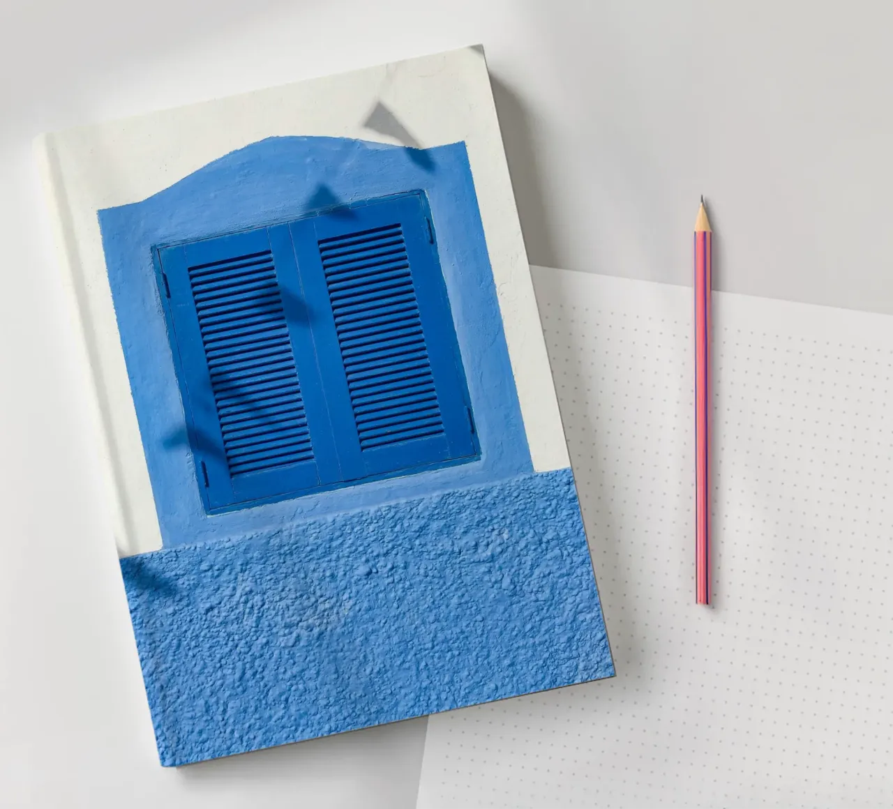 clean lines window notebook by Bleu