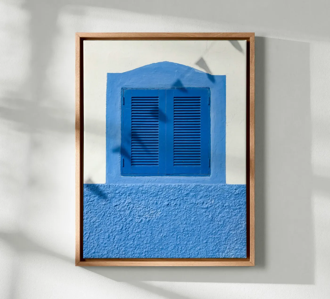 finestra dalle linee pulite tela da Bleu