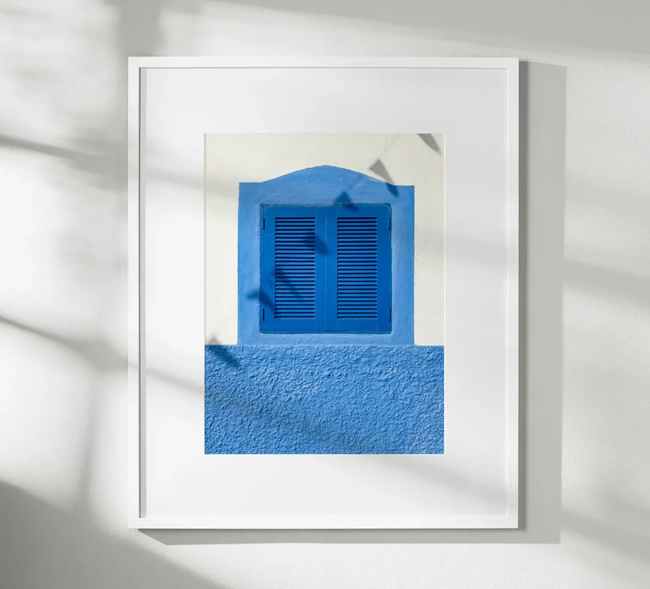 finestra dalle linee pulite poster da Bleu