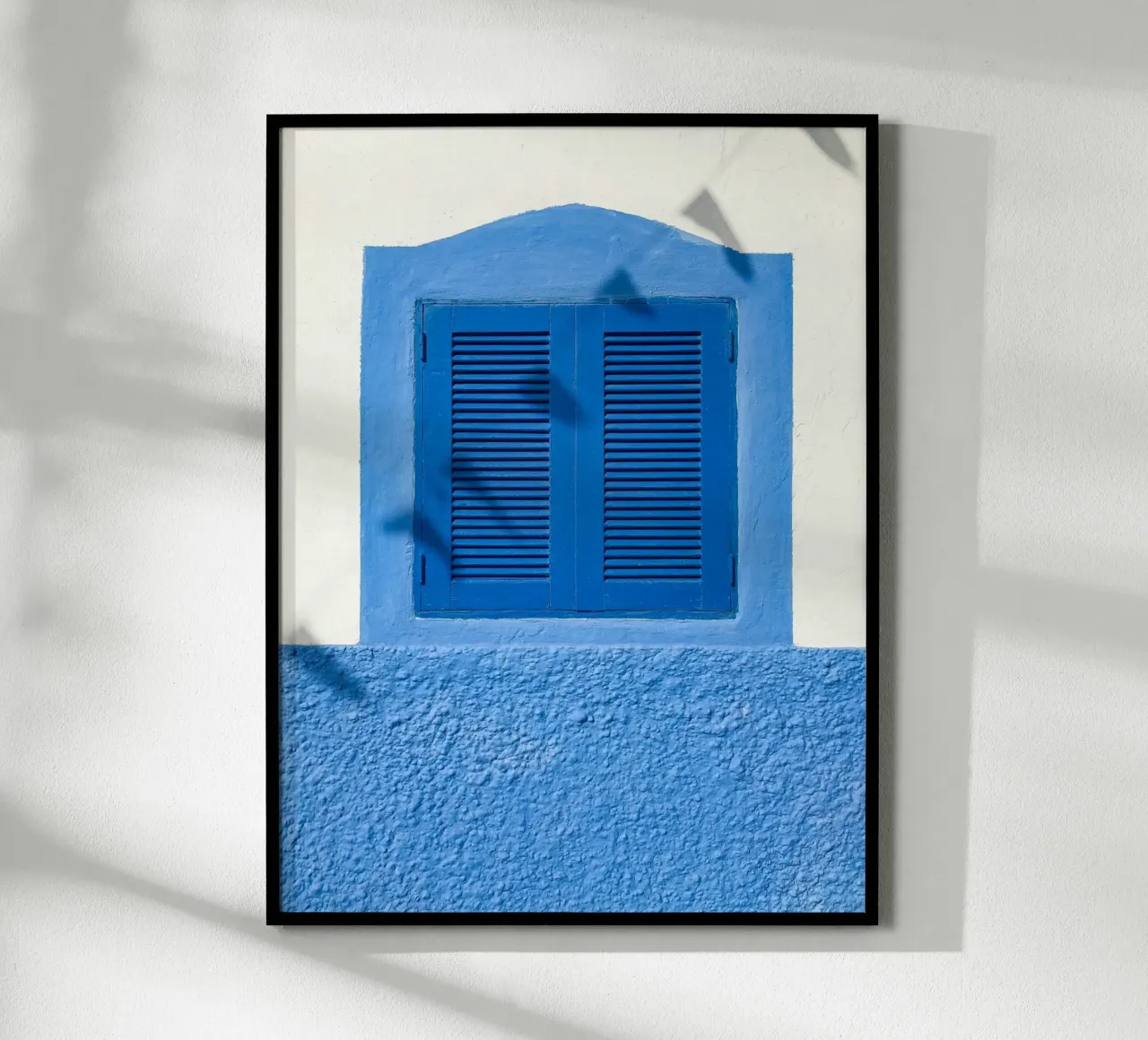 finestra dalle linee pulite poster da Bleu