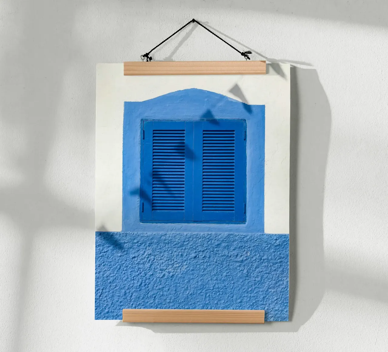 finestra dalle linee pulite poster da Bleu